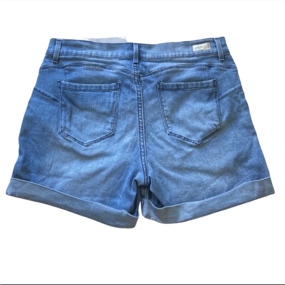 JUICY COUTURE Distressed Glitter Women’s Jean Shorts Size 12. - Picture 2 of 10